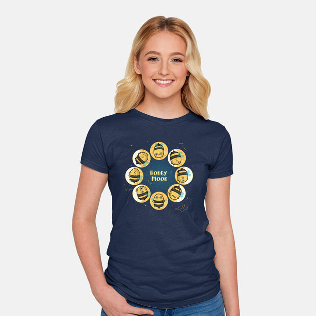 Honey Moon-Womens-Fitted-Tee-Freecheese