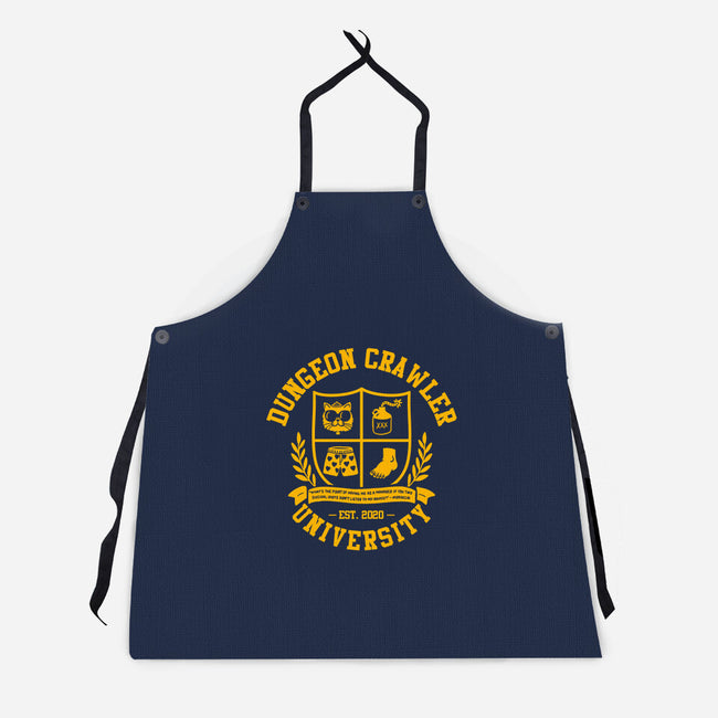Dungeon Crawler U-Unisex-Kitchen-Apron-zachterrelldraws