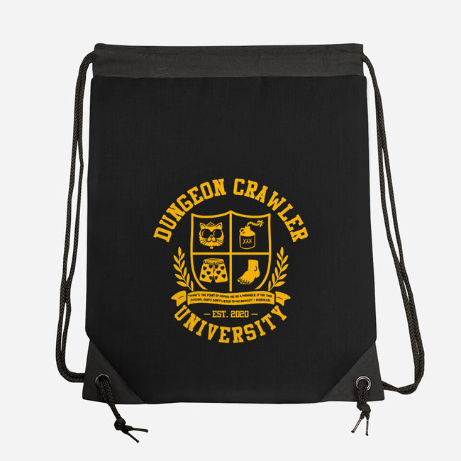 Dungeon Crawler U-None-Drawstring-Bag-zachterrelldraws