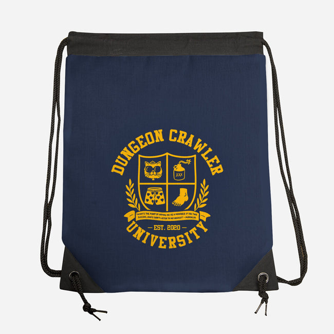 Dungeon Crawler U-None-Drawstring-Bag-zachterrelldraws