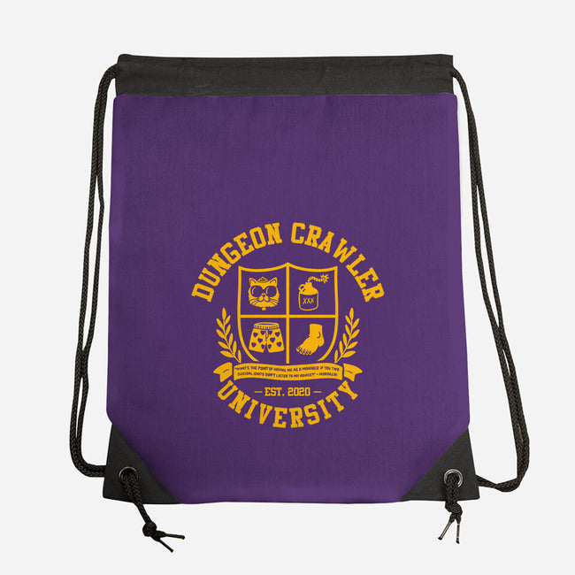Dungeon Crawler U-None-Drawstring-Bag-zachterrelldraws