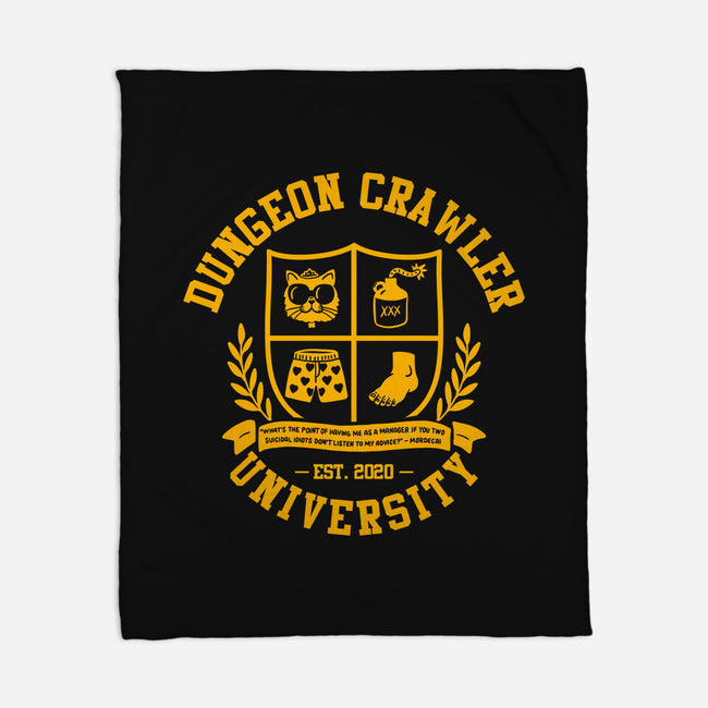 Dungeon Crawler U-None-Fleece-Blanket-zachterrelldraws