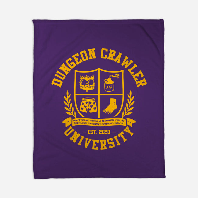 Dungeon Crawler U-None-Fleece-Blanket-zachterrelldraws