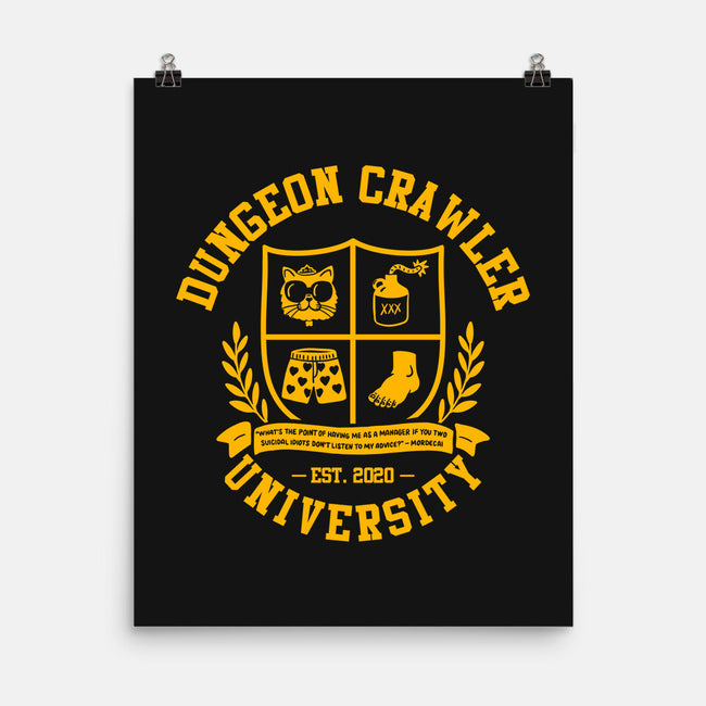 Dungeon Crawler U-None-Matte-Poster-zachterrelldraws