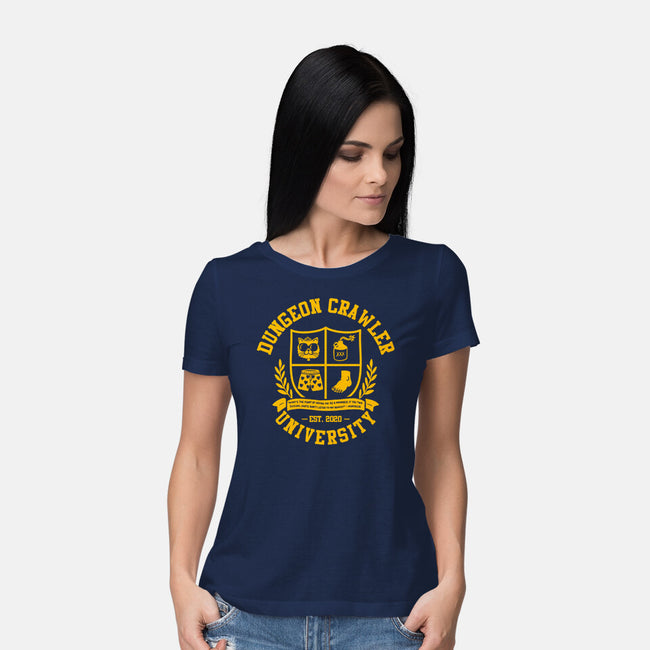 Dungeon Crawler U-Womens-Basic-Tee-zachterrelldraws