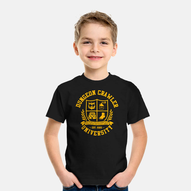 Dungeon Crawler U-Youth-Basic-Tee-zachterrelldraws