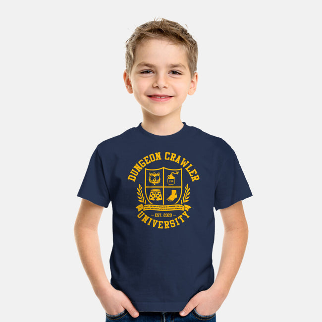 Dungeon Crawler U-Youth-Basic-Tee-zachterrelldraws