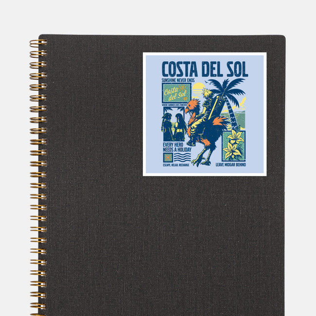 Welcome To Costa Del Sol-None-Glossy-Sticker-hypertwenty