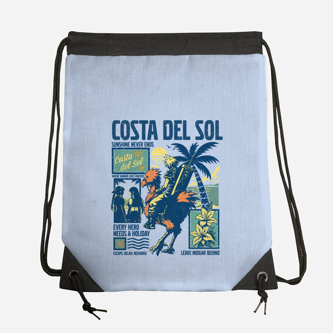 Welcome To Costa Del Sol-None-Drawstring-Bag-hypertwenty