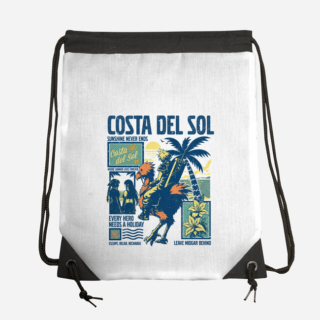 Welcome To Costa Del Sol-None-Drawstring-Bag-hypertwenty