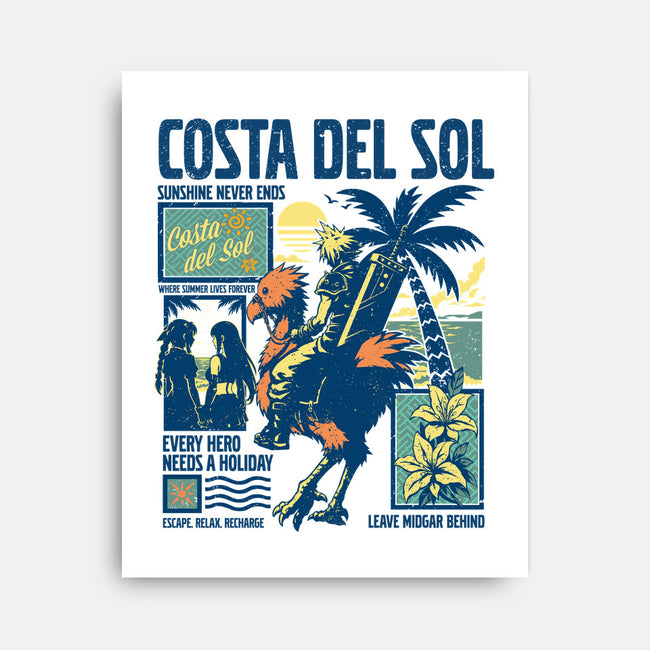 Welcome To Costa Del Sol-None-Stretched-Canvas-hypertwenty