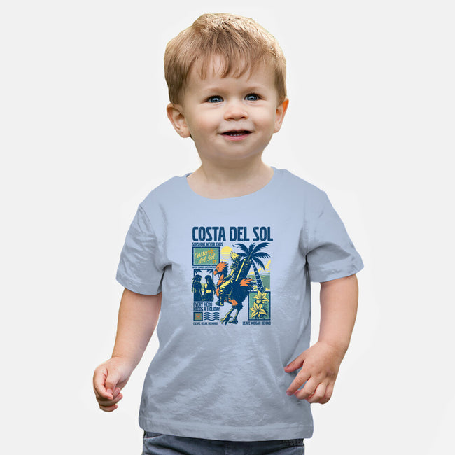 Welcome To Costa Del Sol-Baby-Basic-Tee-hypertwenty