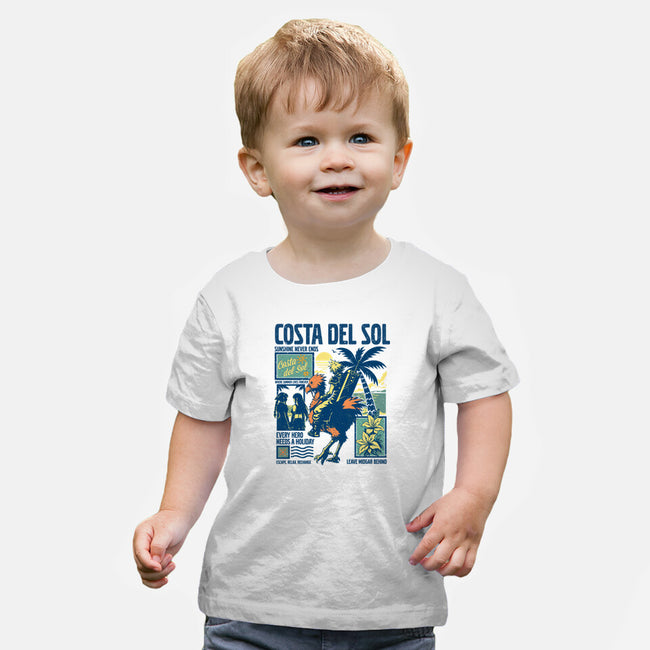 Welcome To Costa Del Sol-Baby-Basic-Tee-hypertwenty