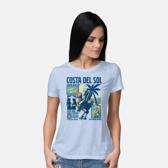 Welcome To Costa Del Sol-Womens-Basic-Tee-hypertwenty