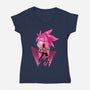 Vi 2XKO-Womens-V-Neck-Tee-hypertwenty