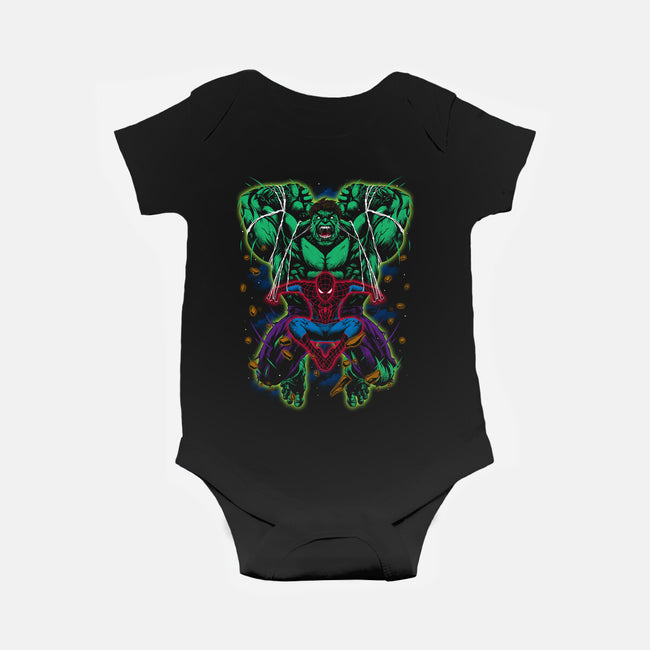 Smash Meets Swing-Baby-Basic-Onesie-zybbhorn