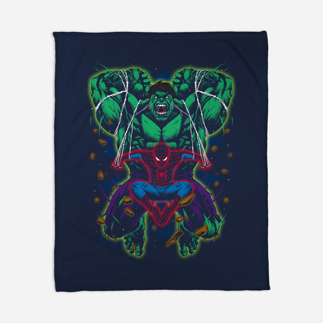 Smash Meets Swing-None-Fleece-Blanket-zybbhorn