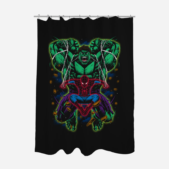 Smash Meets Swing-None-Polyester-Shower Curtain-zybbhorn