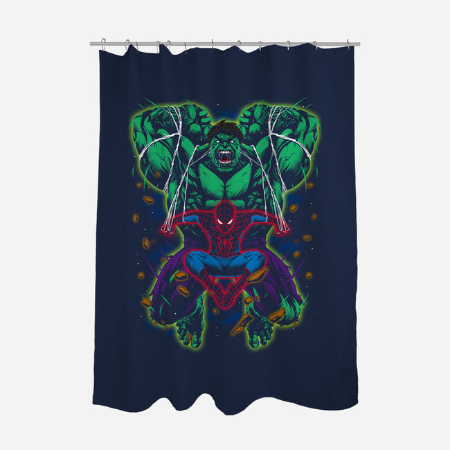 Smash Meets Swing-None-Polyester-Shower Curtain-zybbhorn