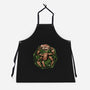 Fist My Bump-Unisex-Kitchen-Apron-glitchygorilla