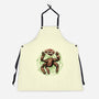 Fist My Bump-Unisex-Kitchen-Apron-glitchygorilla