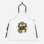 Fist My Bump-Unisex-Kitchen-Apron-glitchygorilla