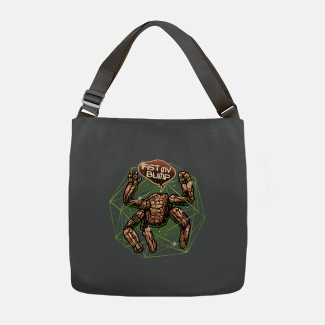 Fist My Bump-None-Adjustable Tote-Bag-glitchygorilla
