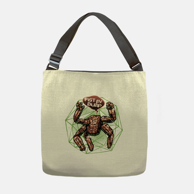 Fist My Bump-None-Adjustable Tote-Bag-glitchygorilla
