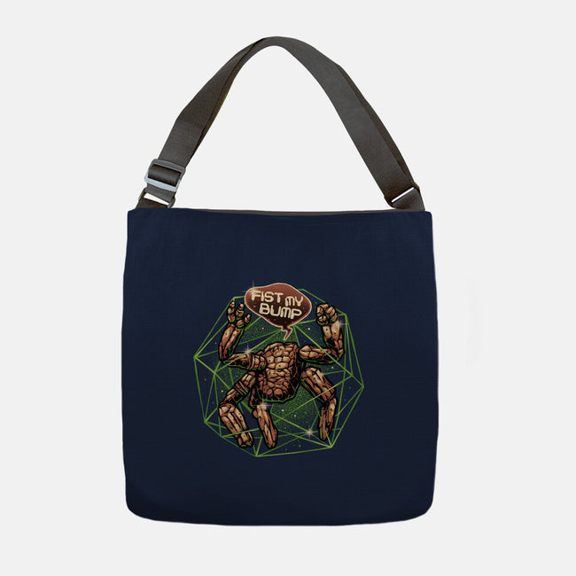 Fist My Bump-None-Adjustable Tote-Bag-glitchygorilla