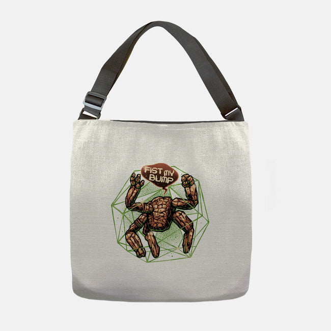 Fist My Bump-None-Adjustable Tote-Bag-glitchygorilla