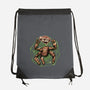Fist My Bump-None-Drawstring-Bag-glitchygorilla