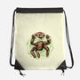 Fist My Bump-None-Drawstring-Bag-glitchygorilla
