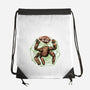 Fist My Bump-None-Drawstring-Bag-glitchygorilla