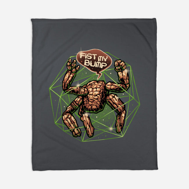 Fist My Bump-None-Fleece-Blanket-glitchygorilla