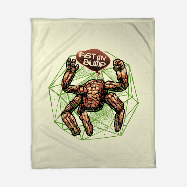 Fist My Bump-None-Fleece-Blanket-glitchygorilla