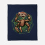 Fist My Bump-None-Fleece-Blanket-glitchygorilla