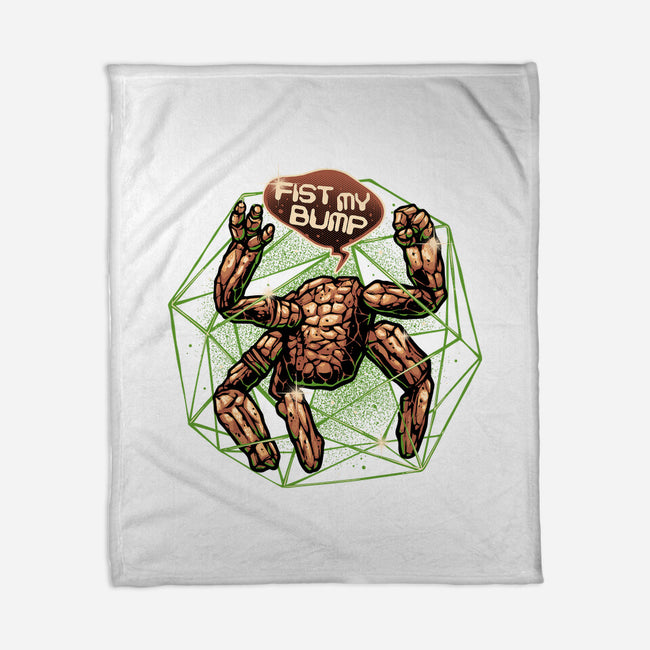 Fist My Bump-None-Fleece-Blanket-glitchygorilla