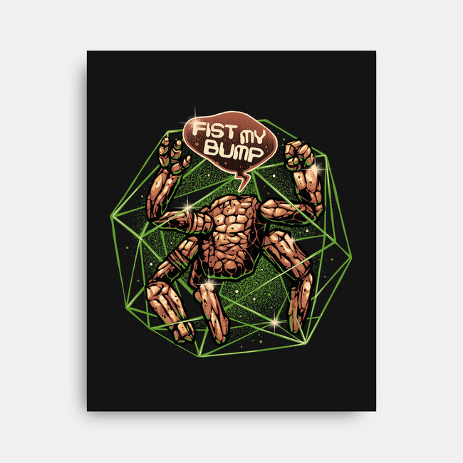 Fist My Bump-None-Stretched-Canvas-glitchygorilla