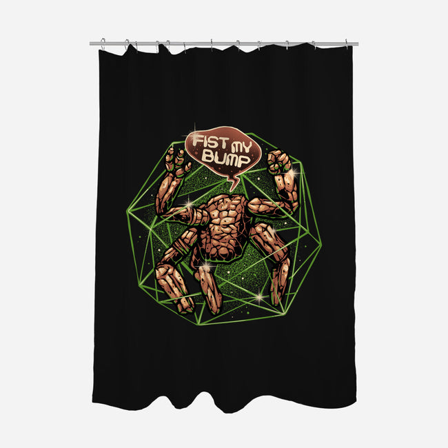 Fist My Bump-None-Polyester-Shower Curtain-glitchygorilla