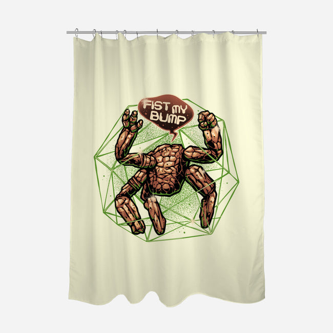 Fist My Bump-None-Polyester-Shower Curtain-glitchygorilla