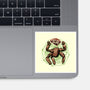 Fist My Bump-None-Glossy-Sticker-glitchygorilla