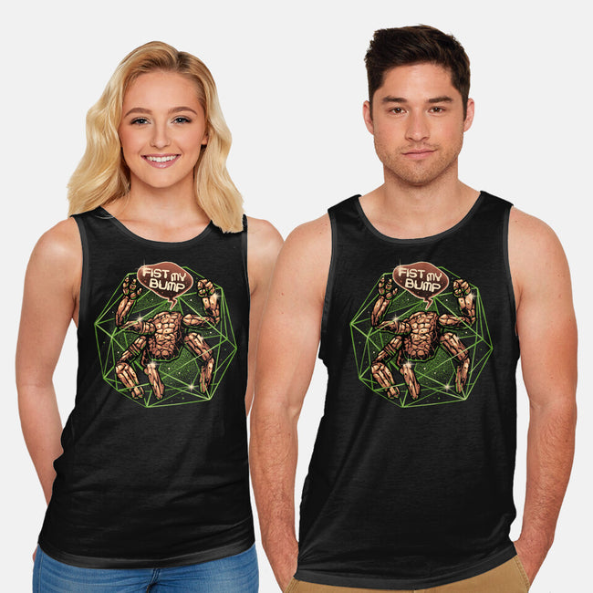 Fist My Bump-Unisex-Basic-Tank-glitchygorilla
