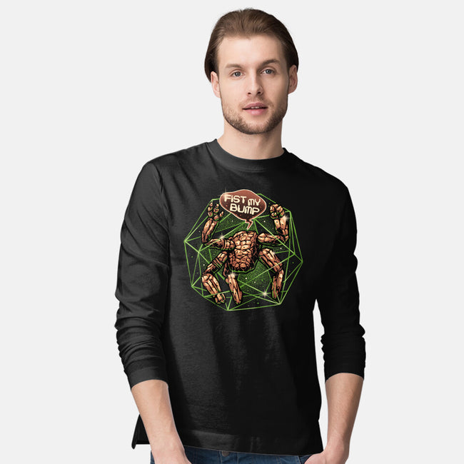 Fist My Bump-Mens-Long Sleeved-Tee-glitchygorilla