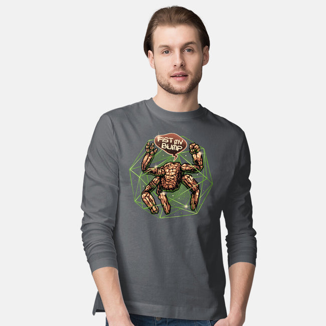 Fist My Bump-Mens-Long Sleeved-Tee-glitchygorilla