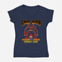 Monday Wins-Womens-V-Neck-Tee-OPIPPI