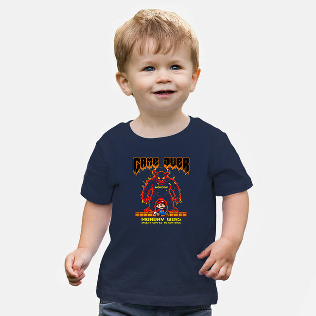 Monday Wins-Baby-Basic-Tee-OPIPPI