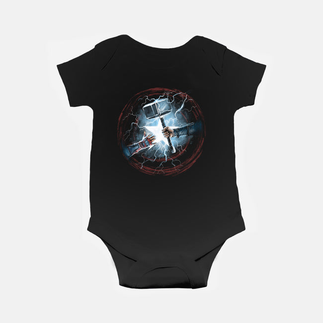 Worthy Of Mjolnir-Baby-Basic-Onesie-zascanauta
