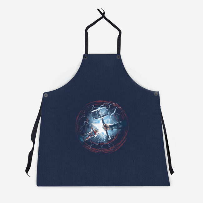 Worthy Of Mjolnir-Unisex-Kitchen-Apron-zascanauta