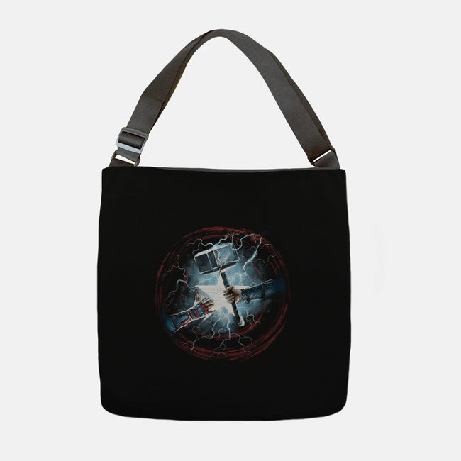 Worthy Of Mjolnir-None-Adjustable Tote-Bag-zascanauta