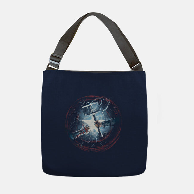 Worthy Of Mjolnir-None-Adjustable Tote-Bag-zascanauta